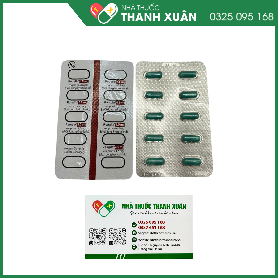Reagila 4,5mg trị tâm thần phân liệt